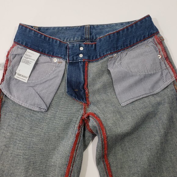 Tommy Hilfiger OS Boot Cut Jeans Size 9/10 Medium Wash 5 Pocket Design - Picture 7 of 12